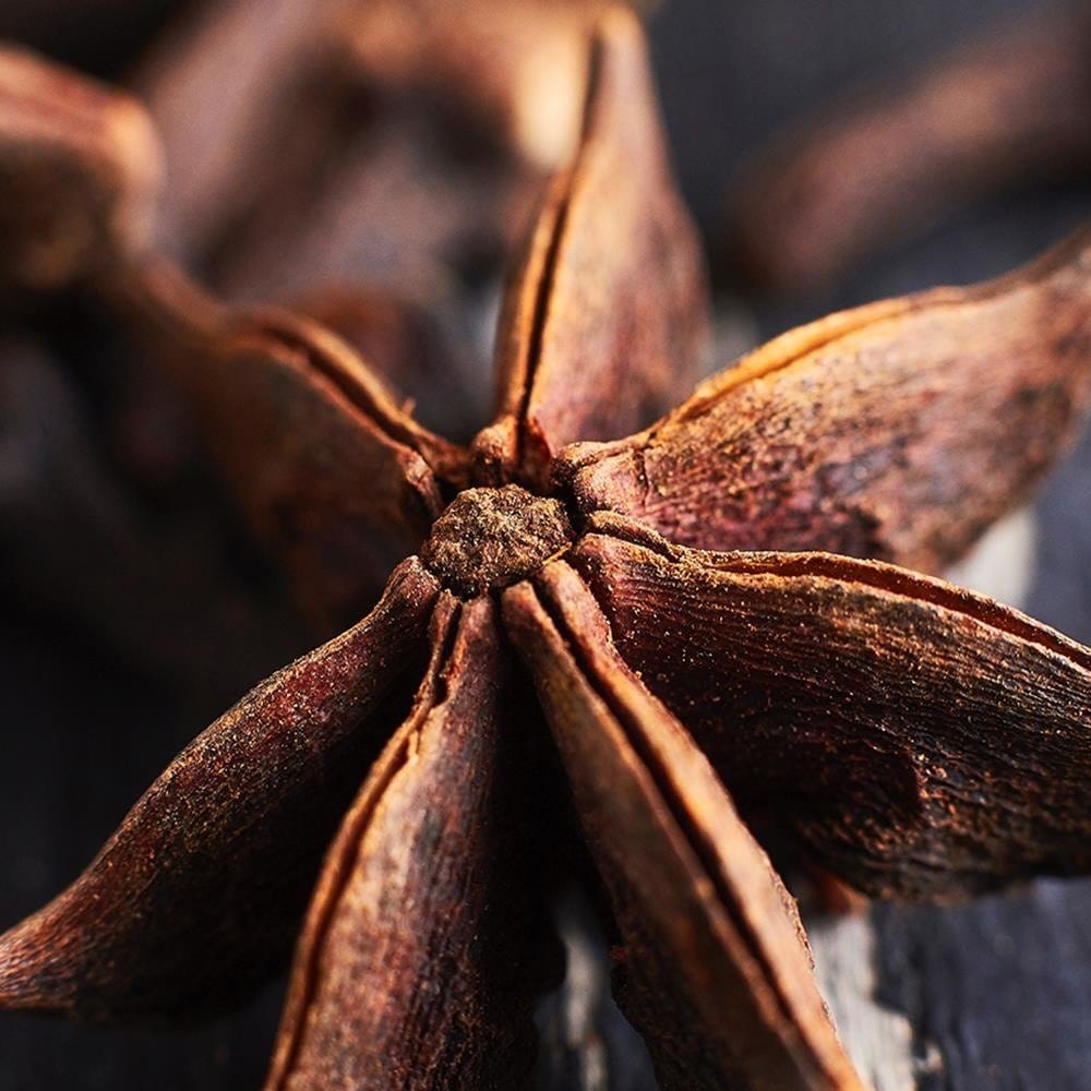 Glezna baltā rāmī - Star Anise Home Trends DECO