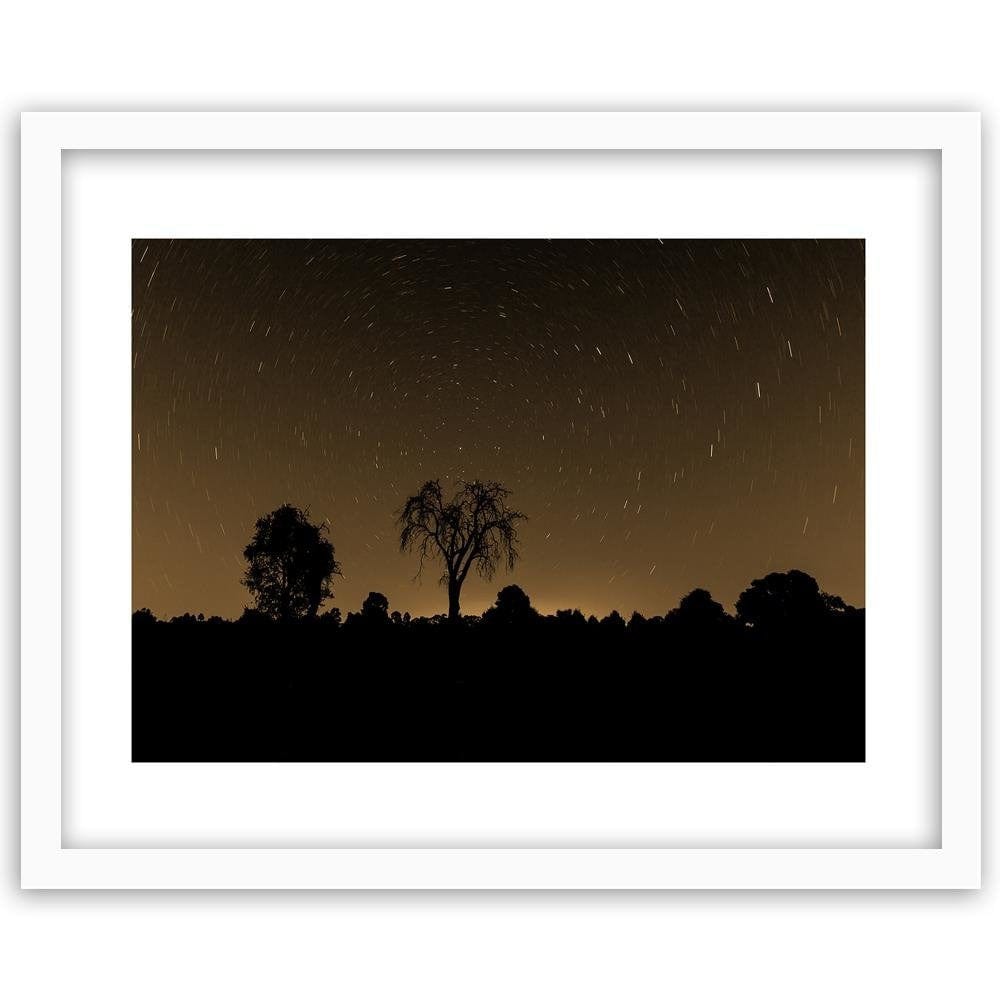 Glezna baltā rāmī - Starlight 1 Home Trends DECO