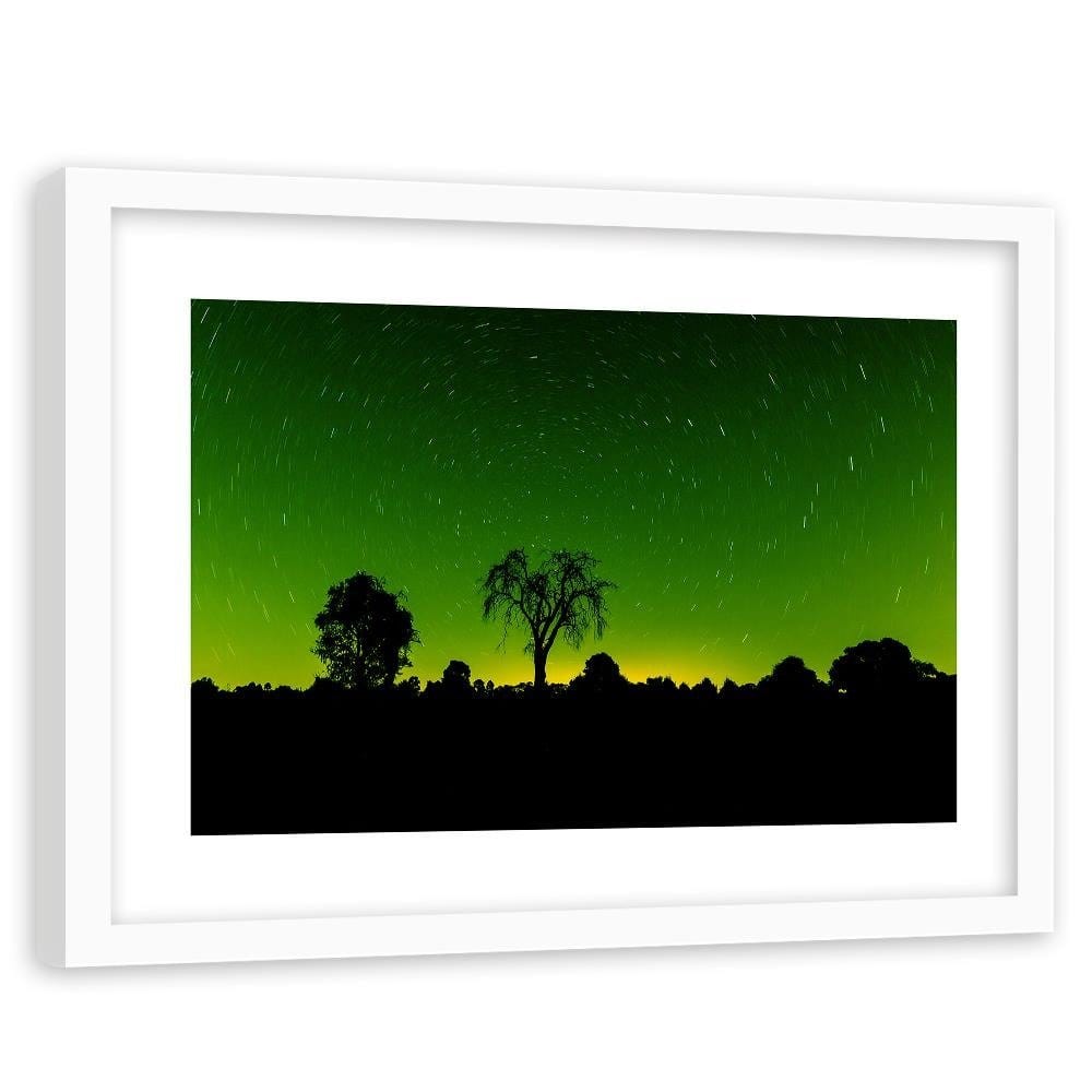 Glezna baltā rāmī - Starlight 4 Home Trends DECO