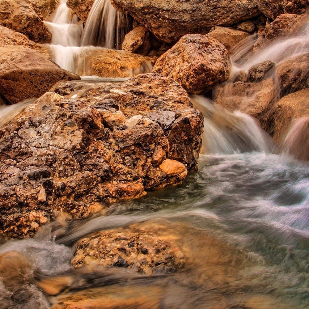 Glezna baltā rāmī - Stone Waterfall Home Trends DECO