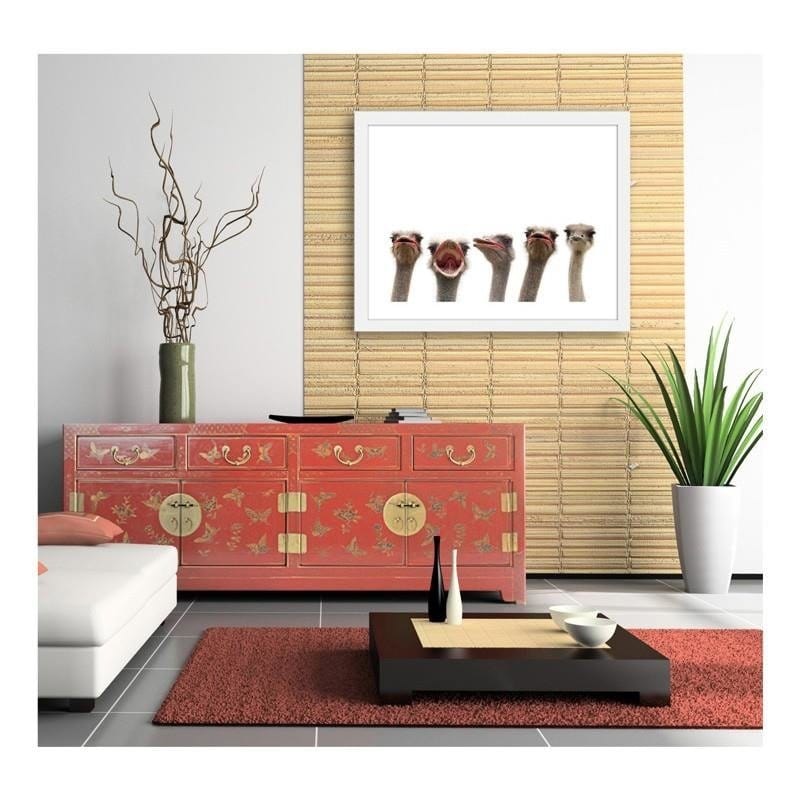 Glezna baltā rāmī - Strusie Home Trends DECO