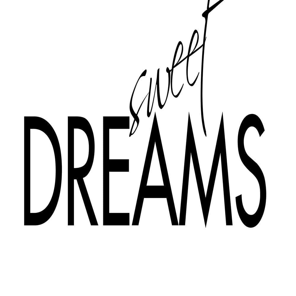 Glezna baltā rāmī - Sweet Dreams Home Trends DECO
