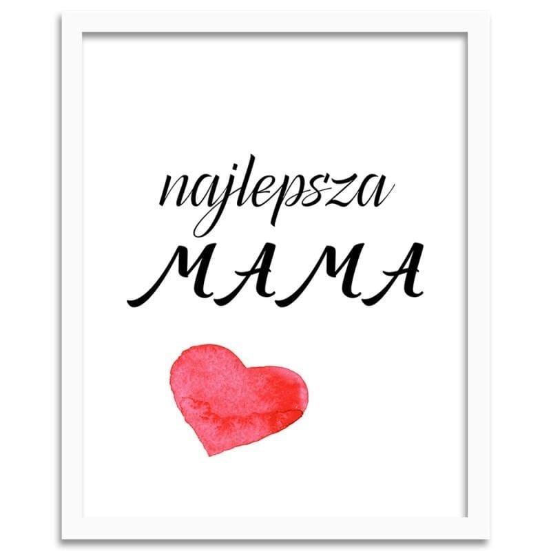 Glezna baltā rāmī - The best mom Home Trends DECO
