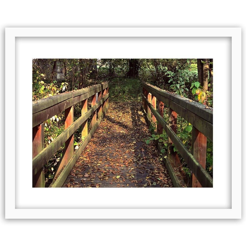 Glezna baltā rāmī - The Bridge In The Park Home Trends DECO