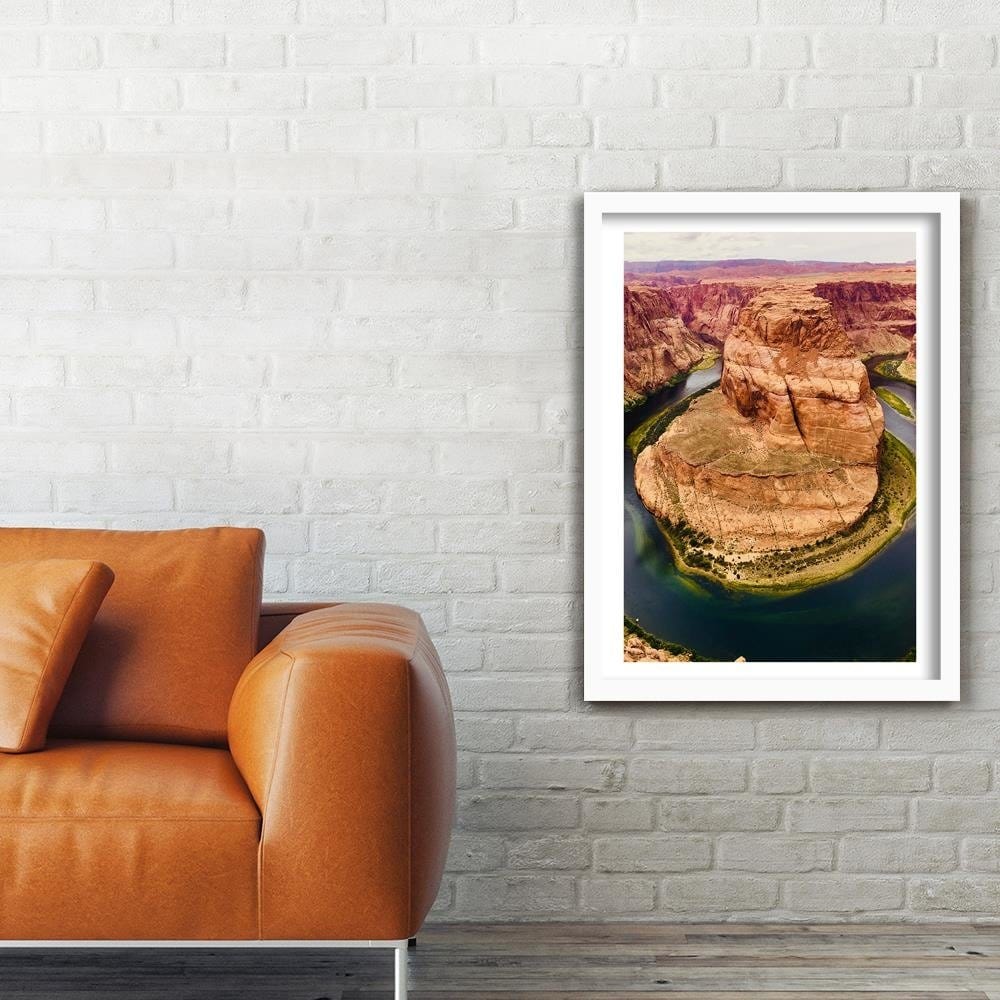 Glezna baltā rāmī - The Grand Canyon Home Trends DECO