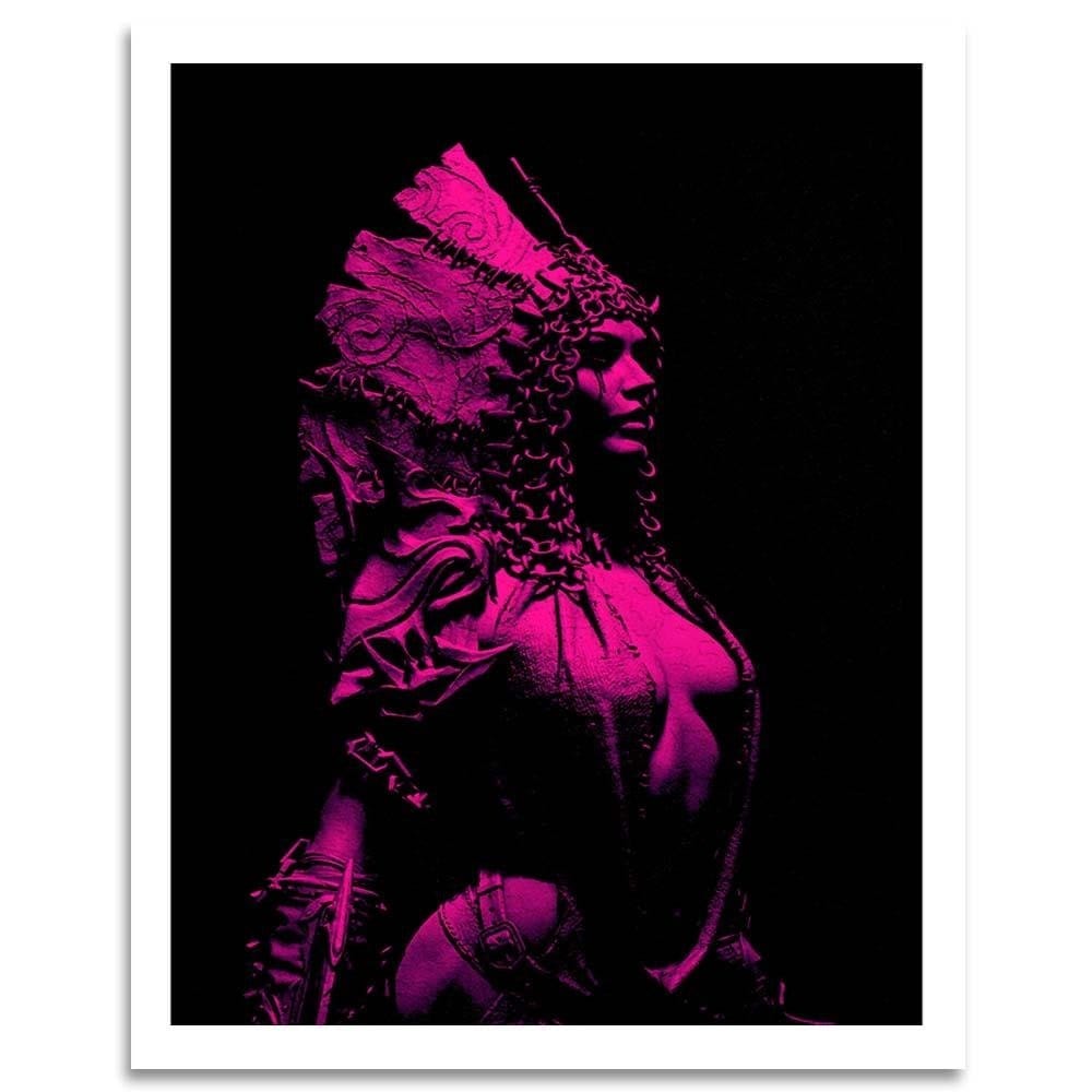 Glezna baltā rāmī - The Pink Goddness Home Trends DECO