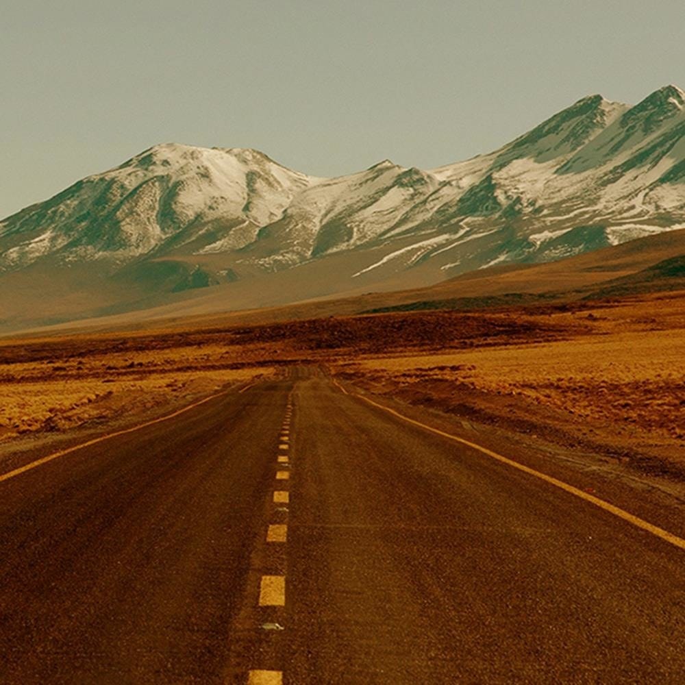 Glezna baltā rāmī - The Road Through The Wilderness 3 Home Trends DECO