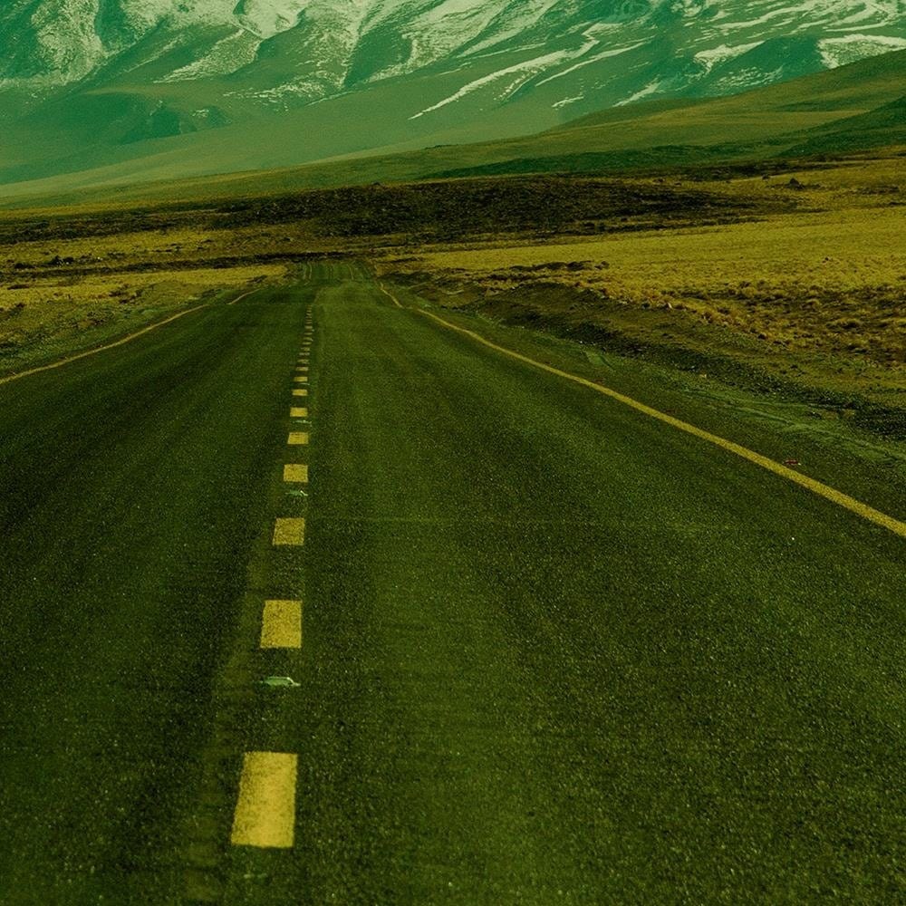 Glezna baltā rāmī - The Road Through The Wilderness Home Trends DECO