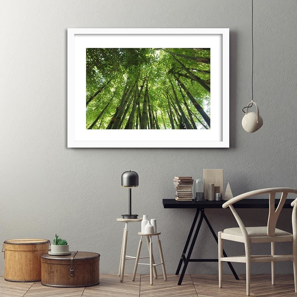 Glezna baltā rāmī - The Tips Of Bamboo Home Trends DECO