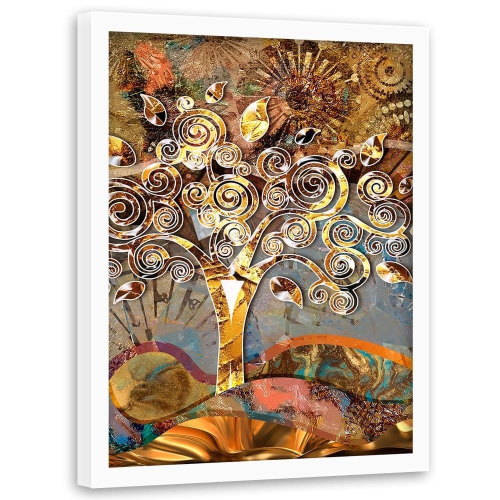 Glezna baltā rāmī - Three Of The Love Klimt Home Trends DECO