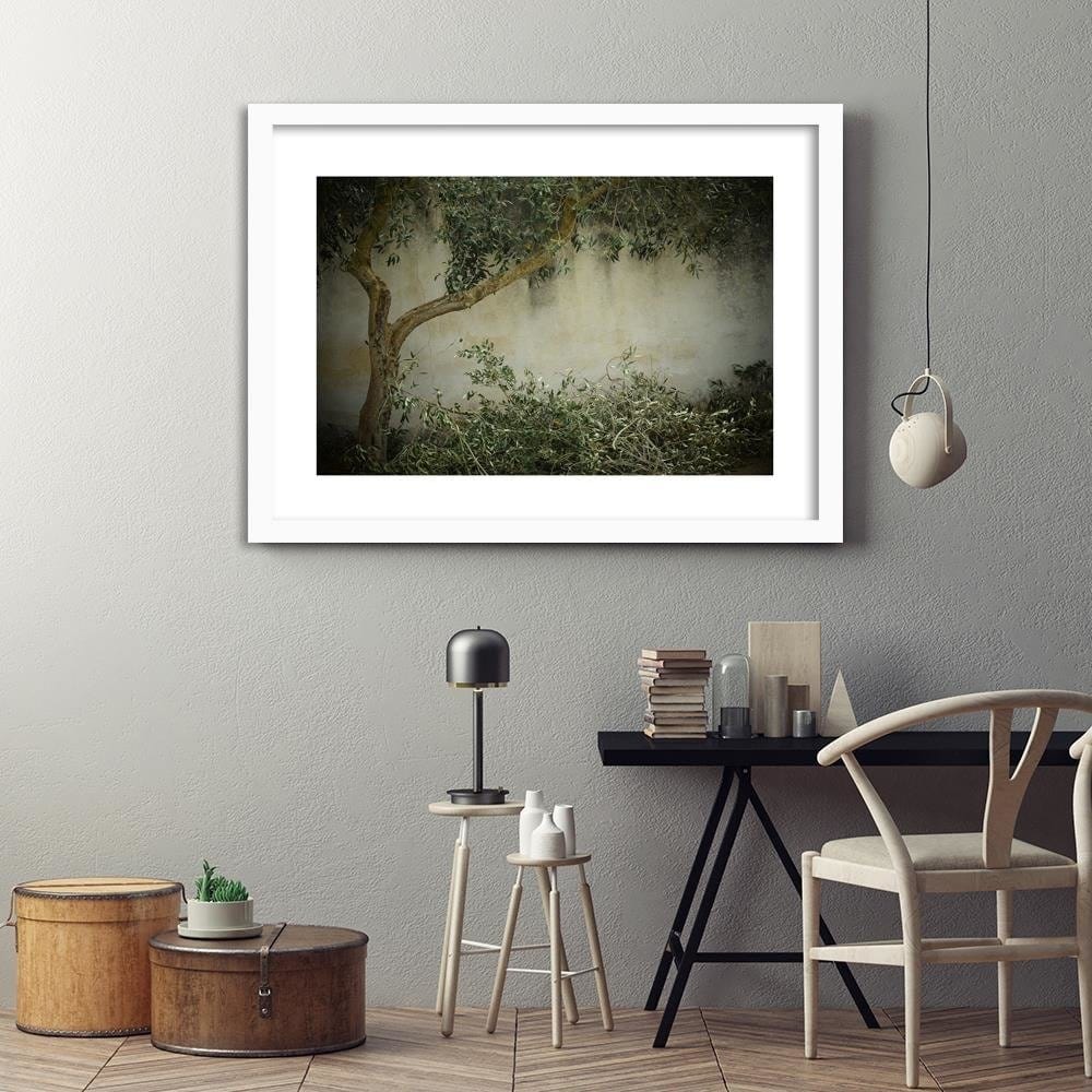 Glezna baltā rāmī - Tree On The Wall Home Trends DECO