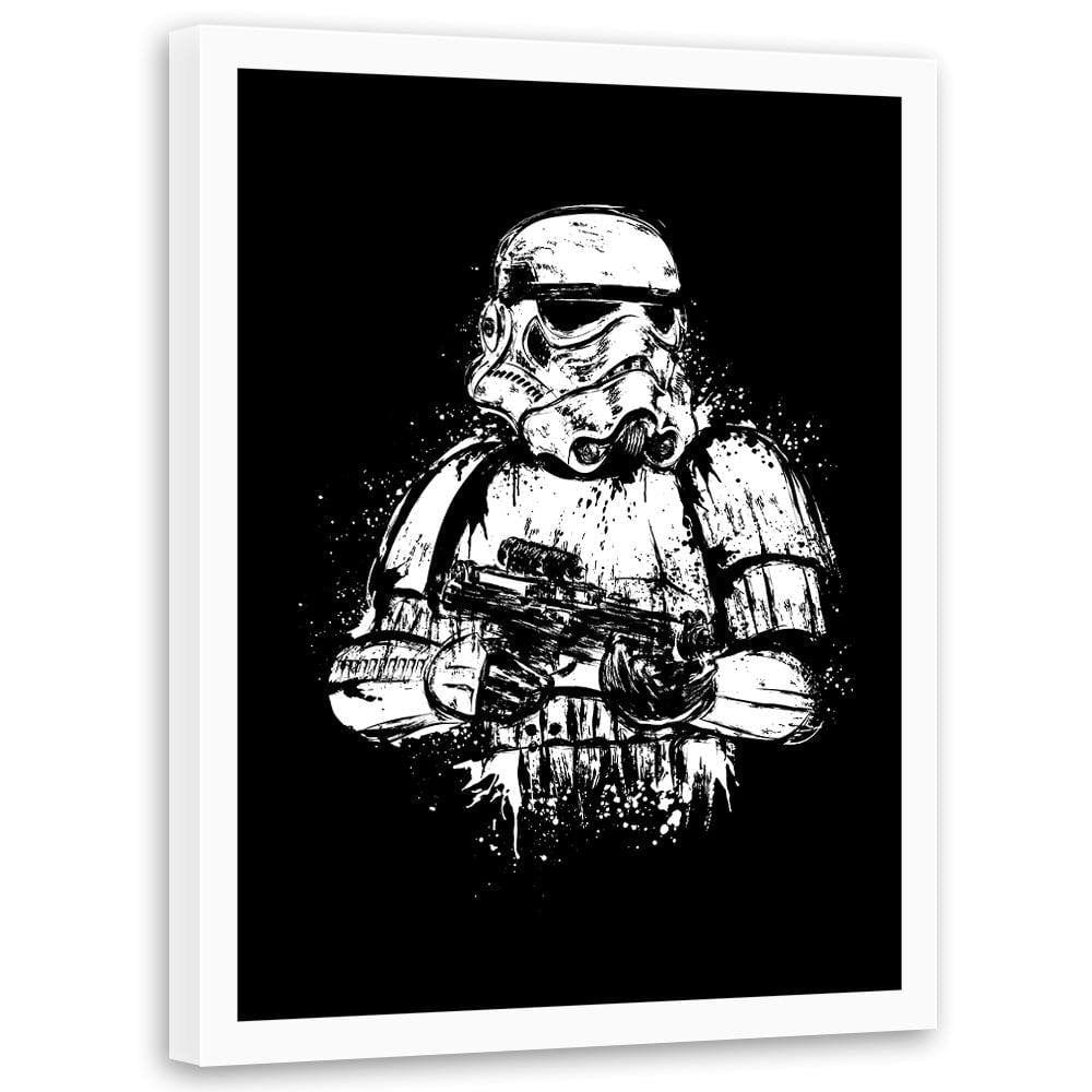 Glezna baltā rāmī - Trooper Home Trends DECO