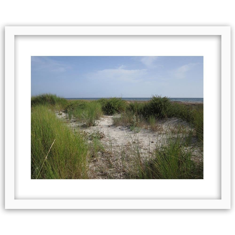 Glezna baltā rāmī - View Of The Dunes Home Trends DECO