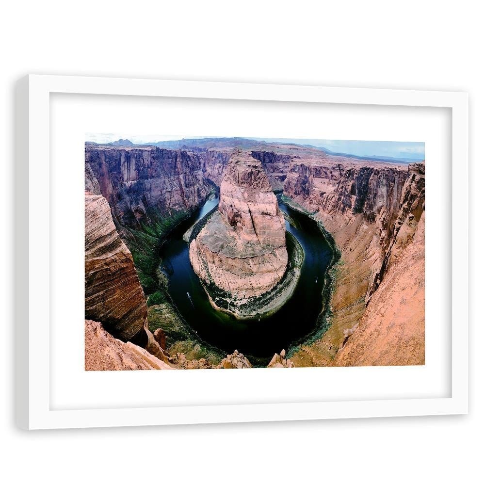 Glezna baltā rāmī - View Of The Grand Canyon 3 Home Trends DECO