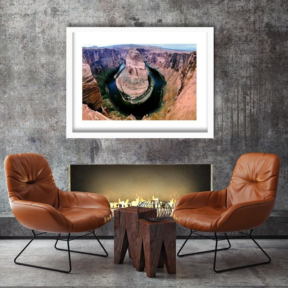 Glezna baltā rāmī - View Of The Grand Canyon 3 Home Trends DECO