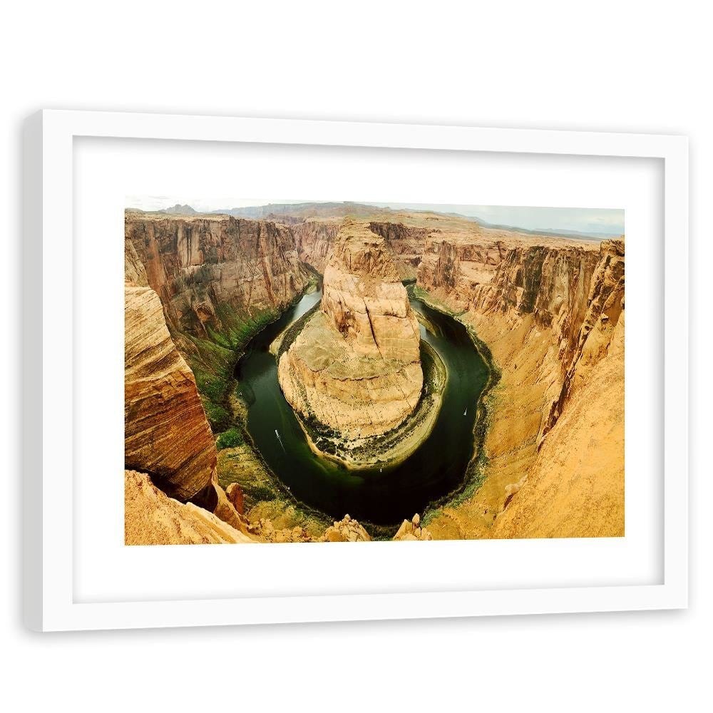 Glezna baltā rāmī - View Of The Grand Canyon 4 Home Trends DECO