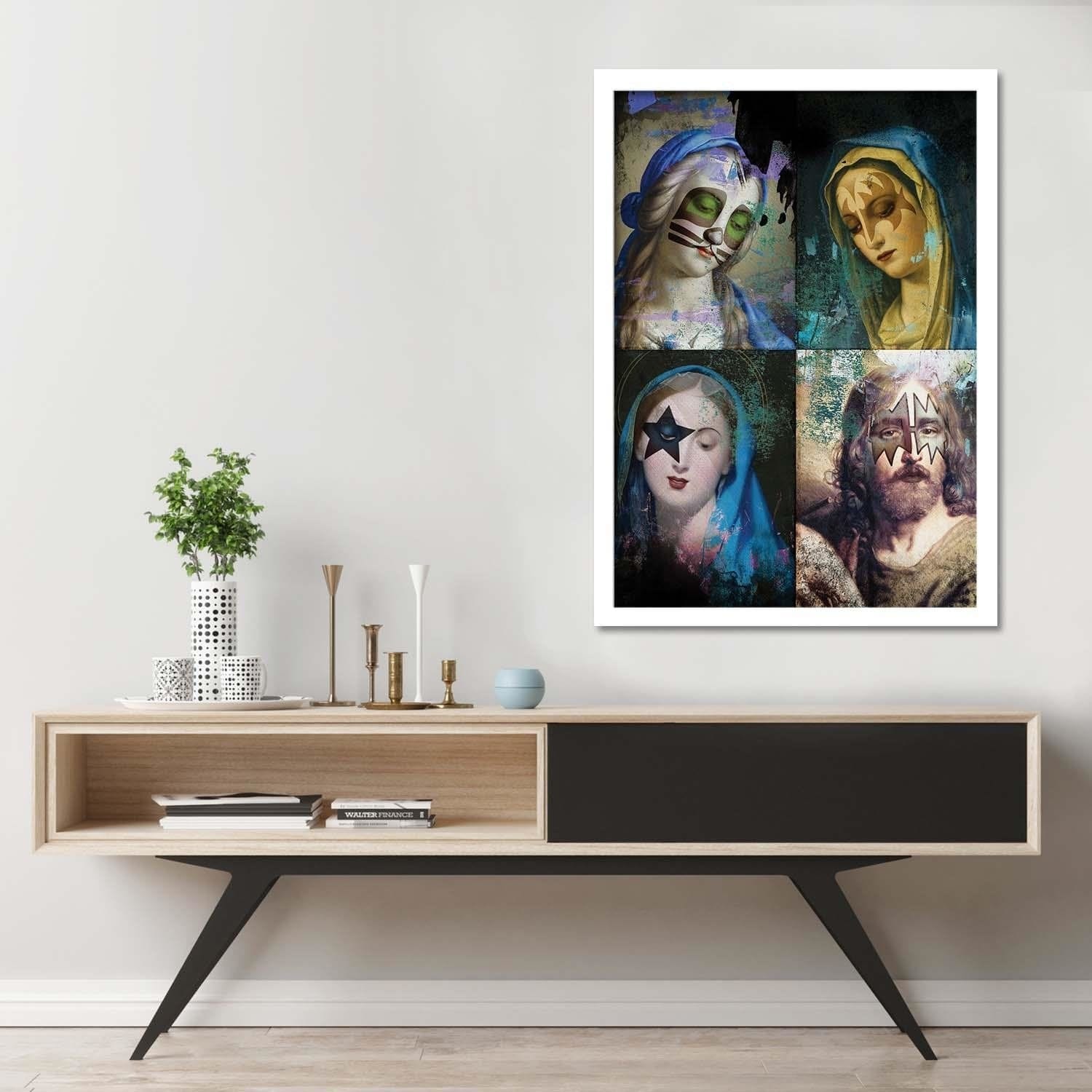 Glezna baltā rāmī - Visual Art Home Trends DECO