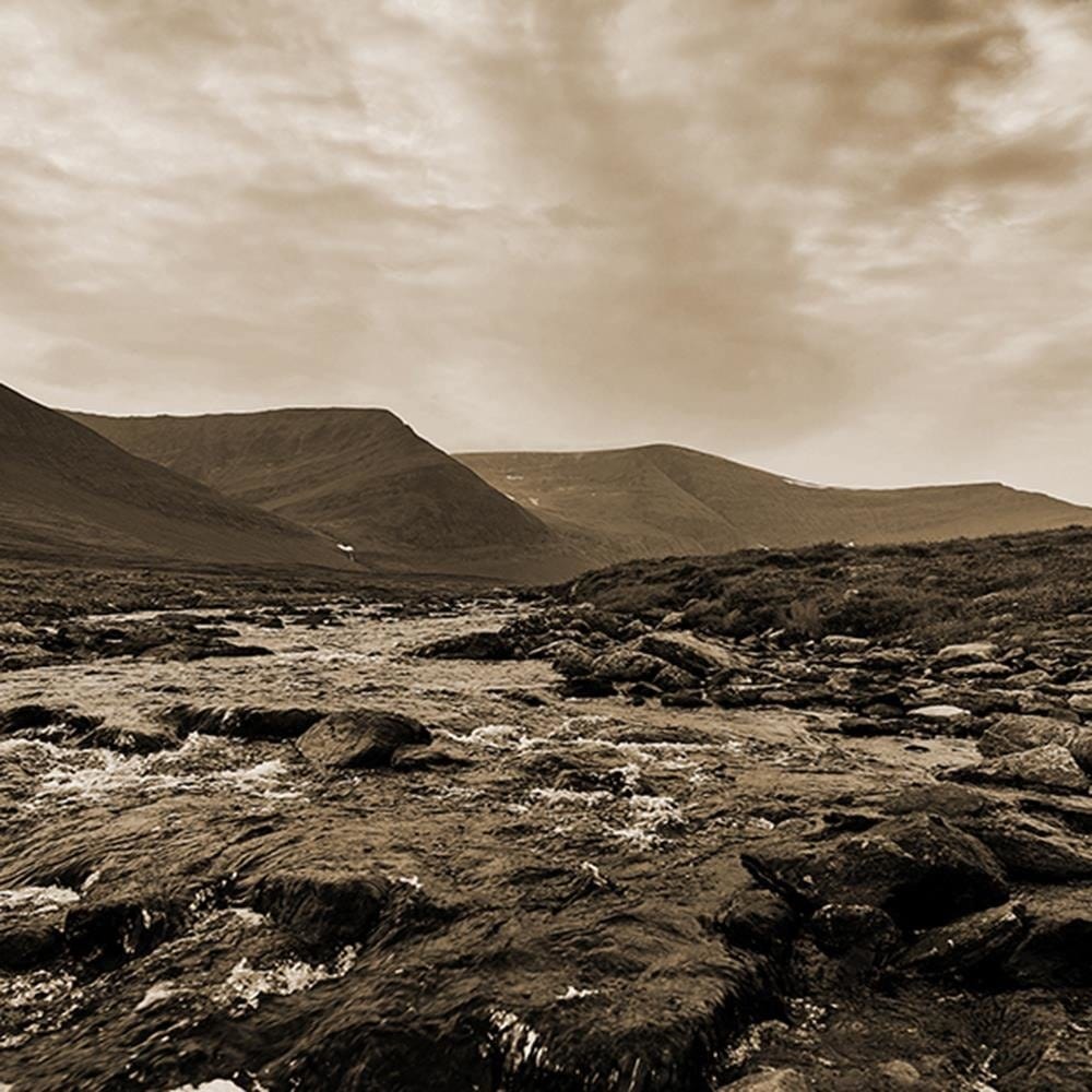 Glezna baltā rāmī - Wild River 1 Home Trends DECO