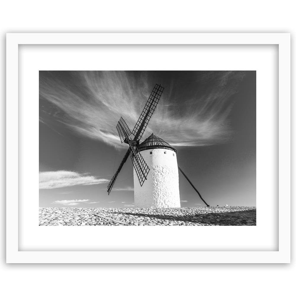 Glezna baltā rāmī - Windmill 2 Home Trends DECO