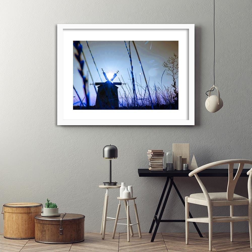 Glezna baltā rāmī - Windmill Home Trends DECO