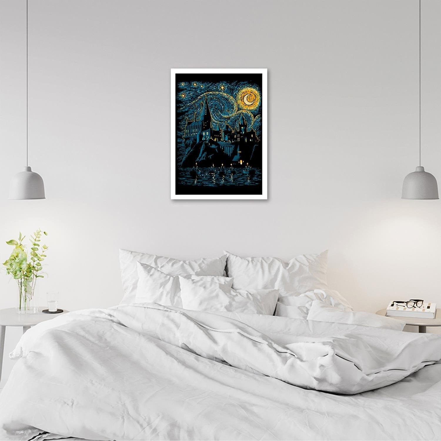 Glezna baltā rāmī - Wizard School Home Trends DECO