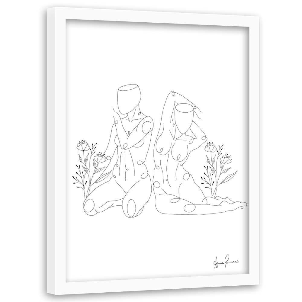 Glezna baltā rāmī - Womans Home Trends DECO