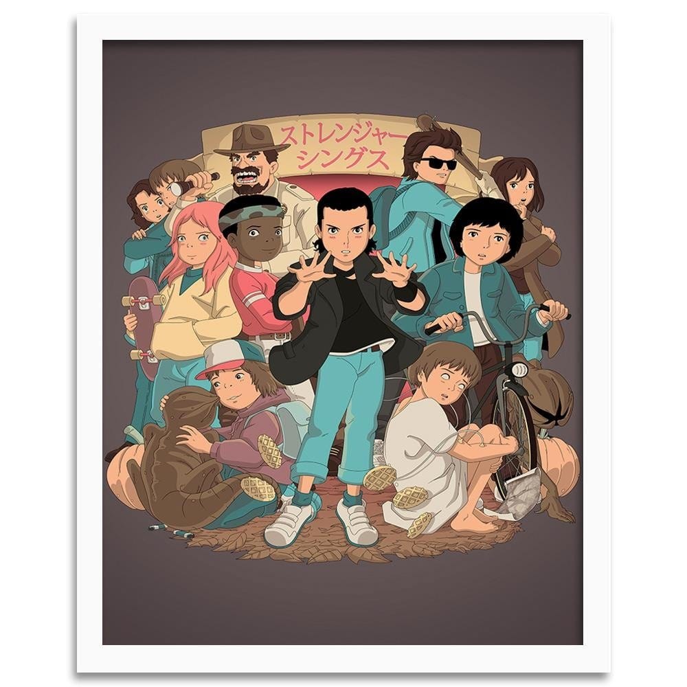 Glezna baltā rāmī - Young Heroes Home Trends DECO