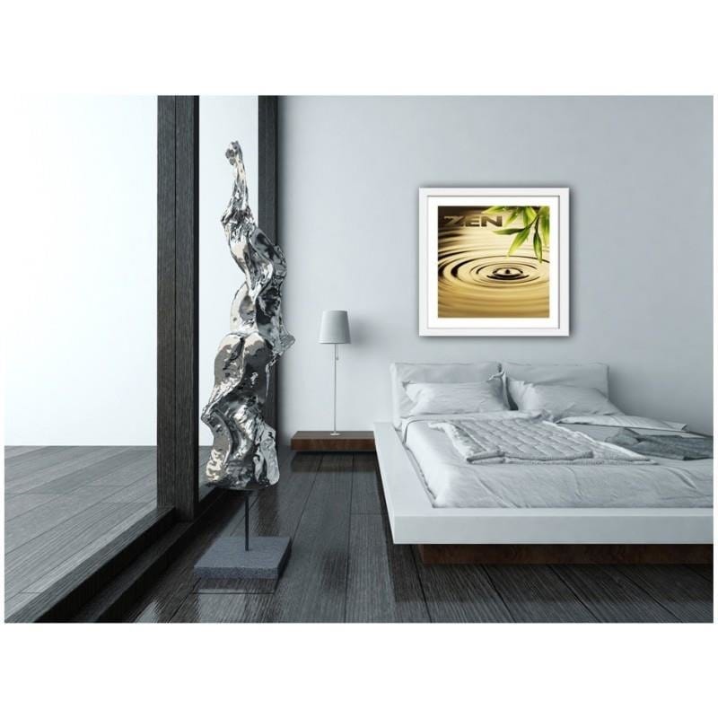 Glezna baltā rāmī - Zen - the element of water Home Trends DECO