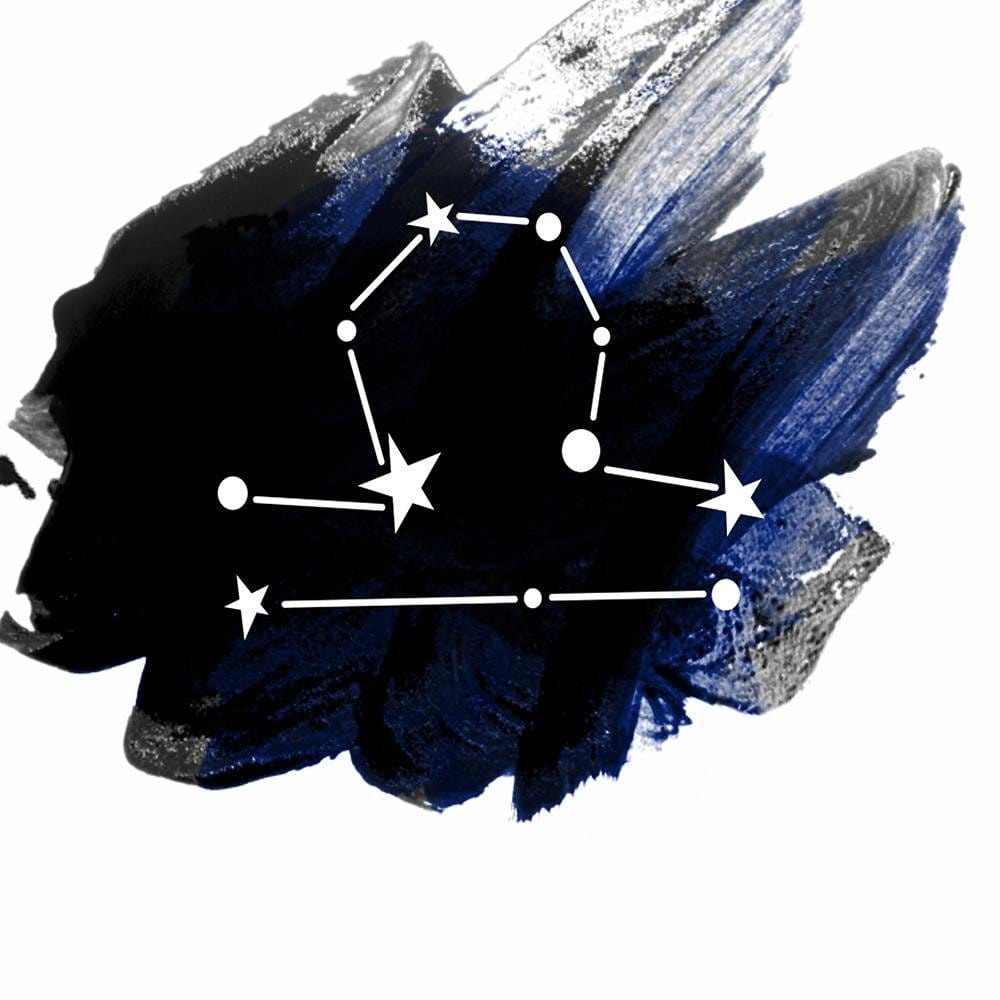 Glezna baltā rāmī - Zodiac Libra Home Trends DECO