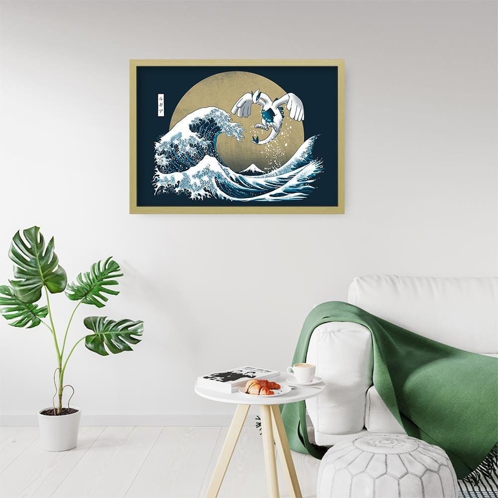 Glezna bēšā rāmī - Anime Fan Art Home Trends DECO