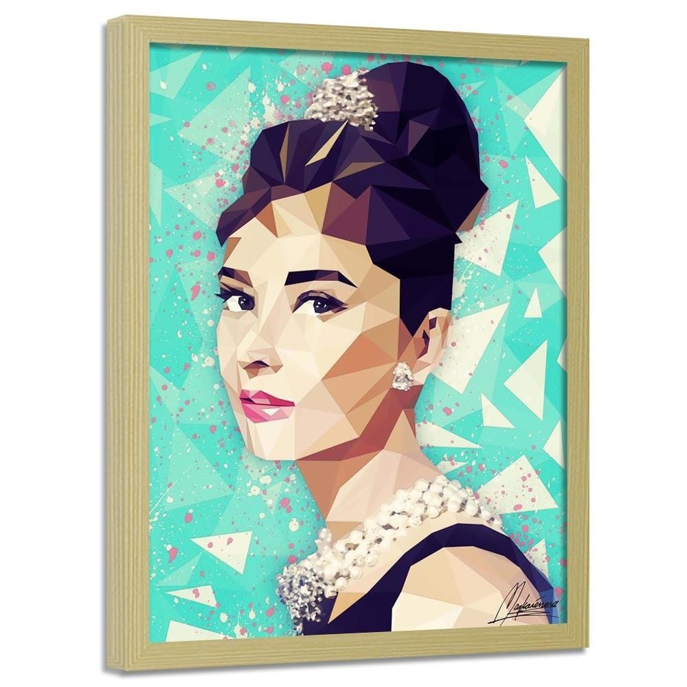 Glezna bēšā rāmī - Audrey Home Trends DECO