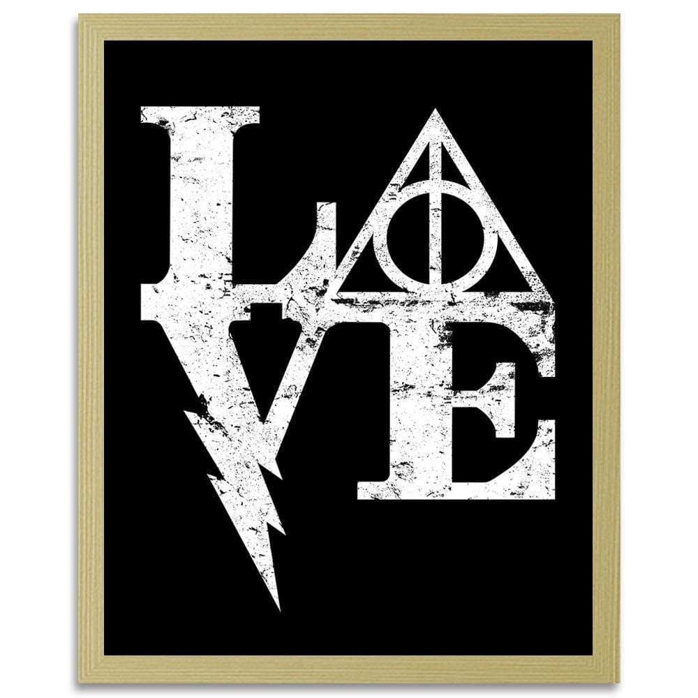 Glezna bēšā rāmī - Harry Love Image Black And White Home Trends DECO