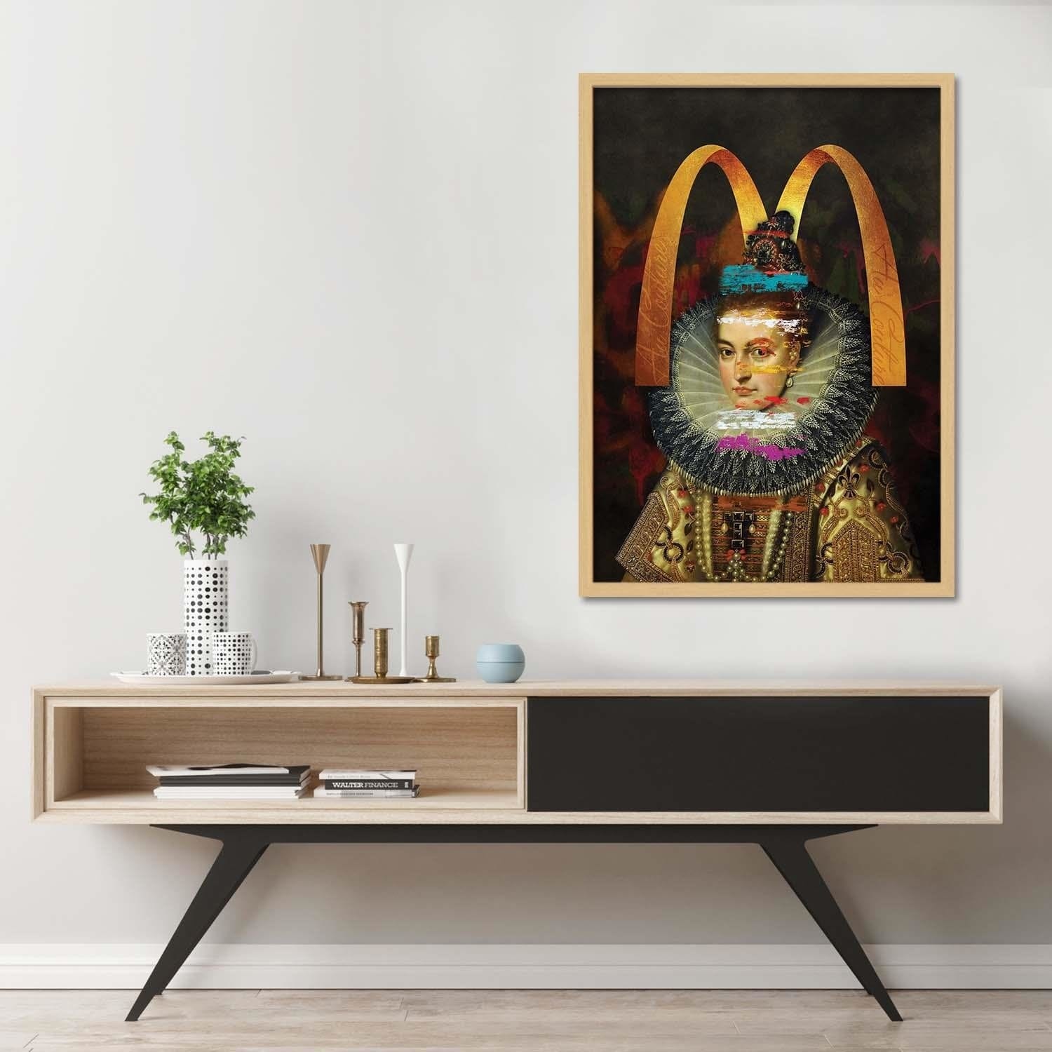 Glezna bēšā rāmī - Haute Couture Home Trends DECO