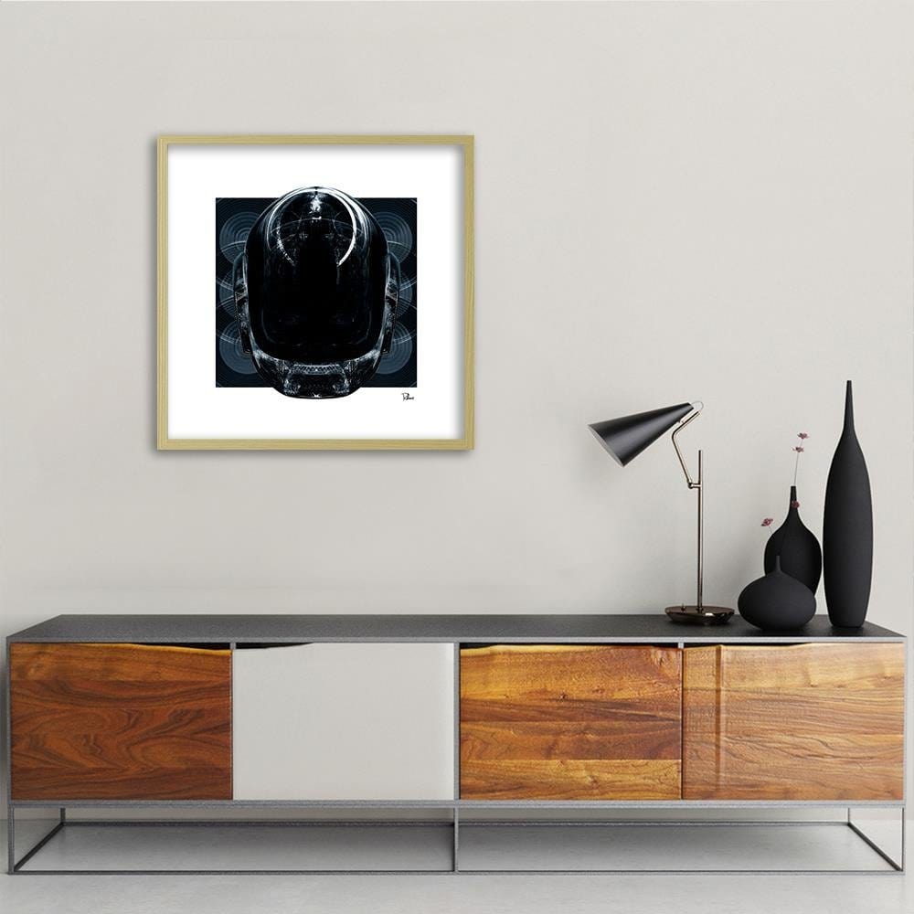Glezna bēšā rāmī - Helmet Electro Home Trends DECO