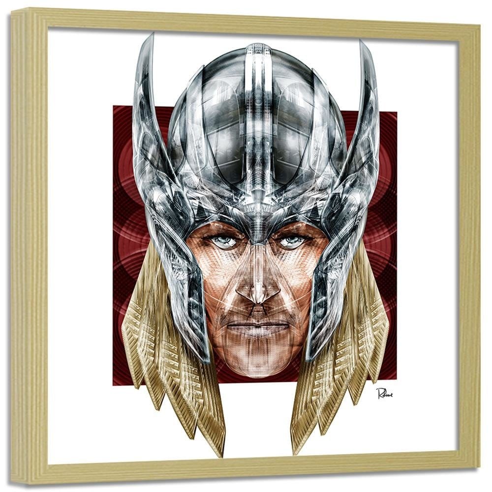 Glezna bēšā rāmī - Hero With A Hammer Home Trends DECO