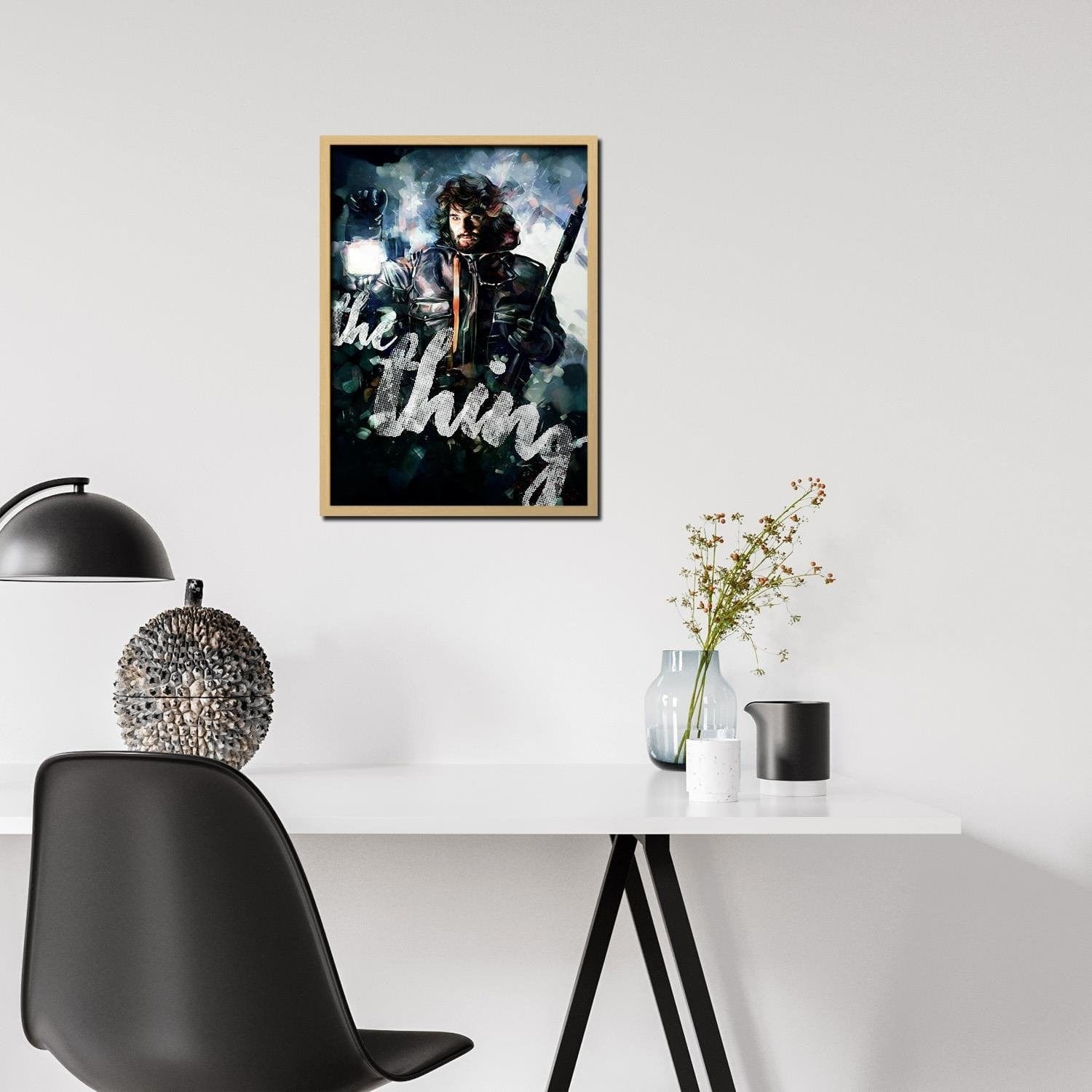 Glezna bēšā rāmī - Horror Something Home Trends DECO
