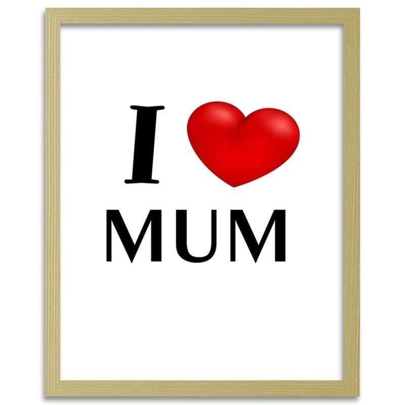Glezna bēšā rāmī - I love mummy Home Trends DECO