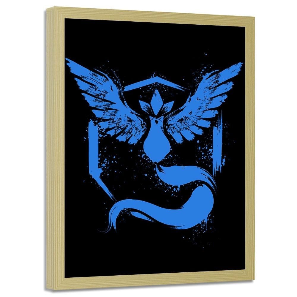 Glezna bēšā rāmī - Illustration Blue Home Trends DECO
