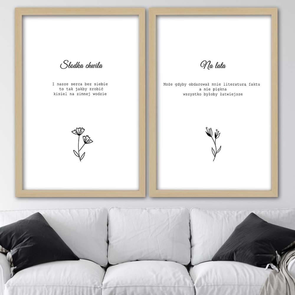 Glezna bēšā rāmī - Inscriptions 1 Home Trends DECO