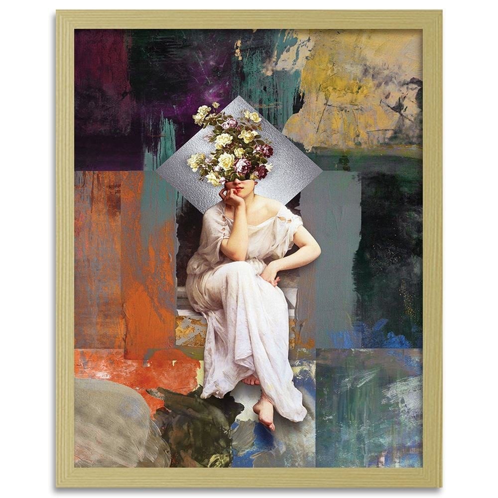 Glezna bēšā rāmī - Inspirational Artwork Home Trends DECO