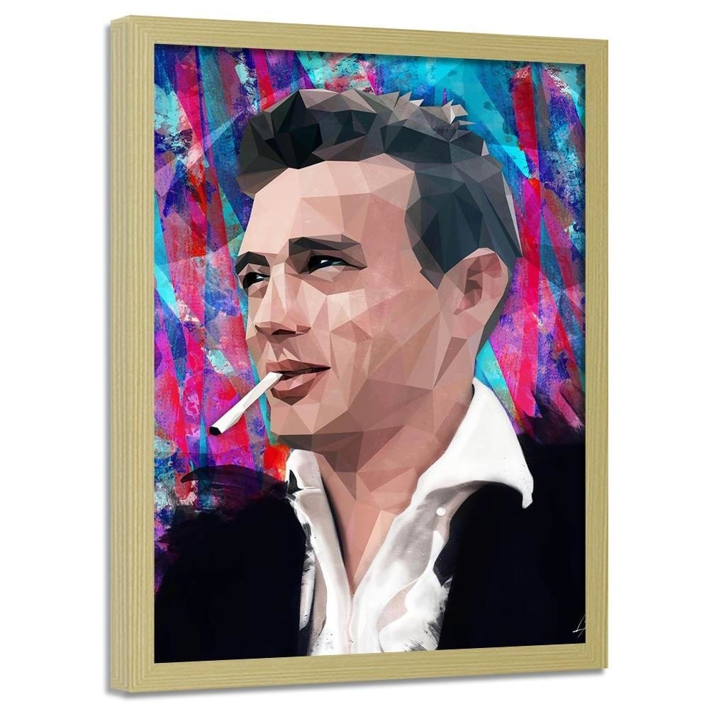 Glezna bēšā rāmī - James Dean Home Trends DECO