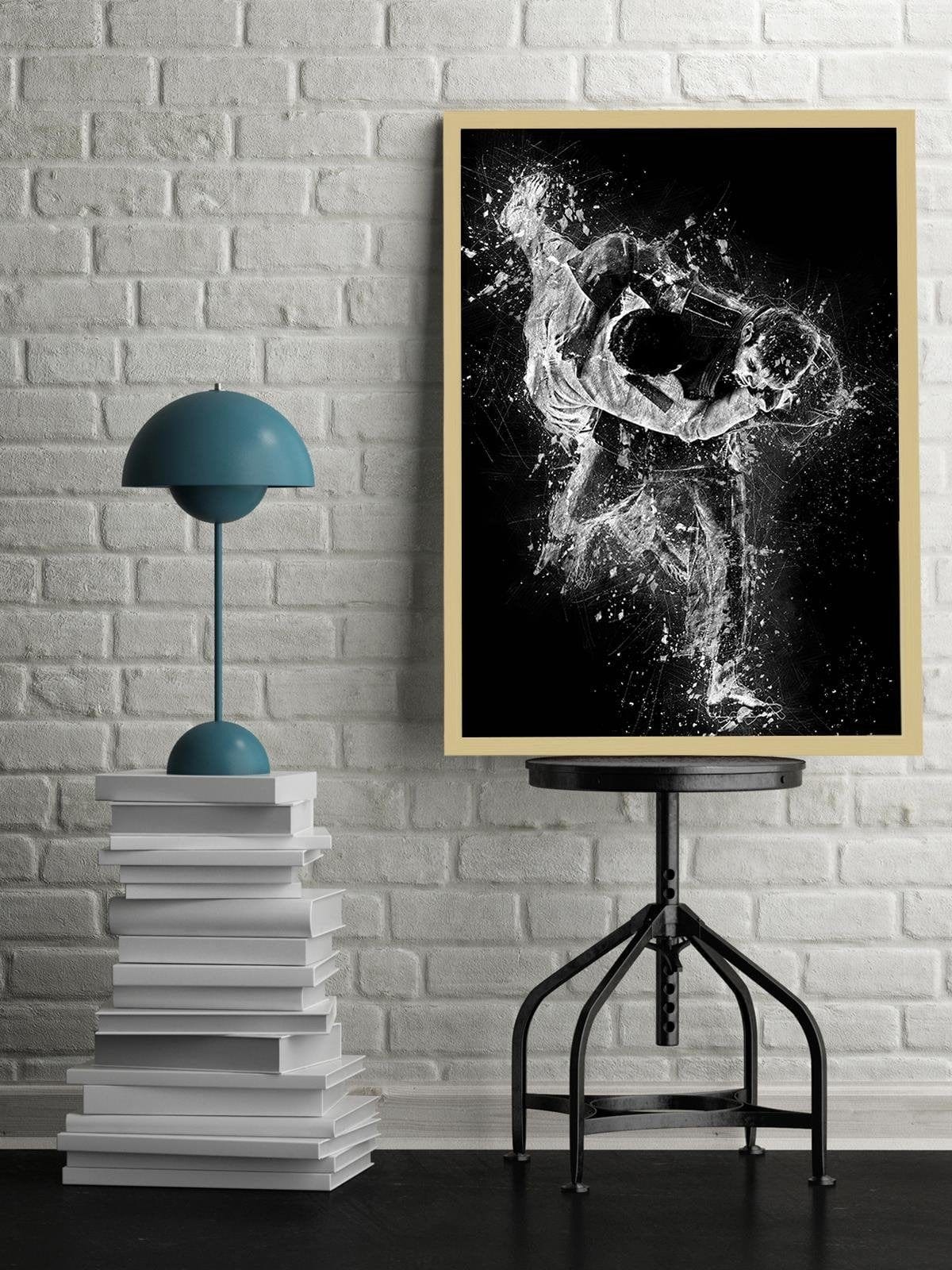 Glezna bēšā rāmī - Judo Fight 2 Home Trends DECO