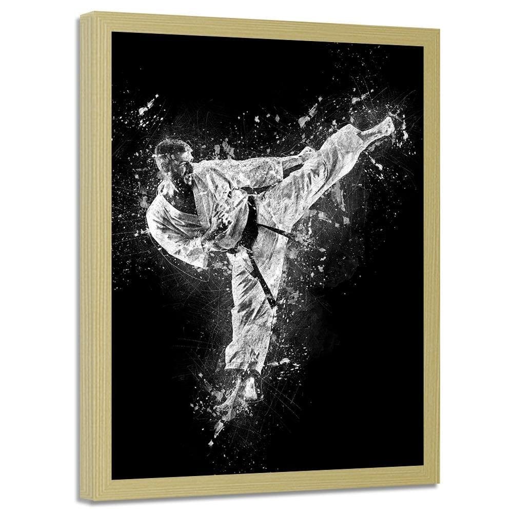 Glezna bēšā rāmī - Karateka Home Trends DECO