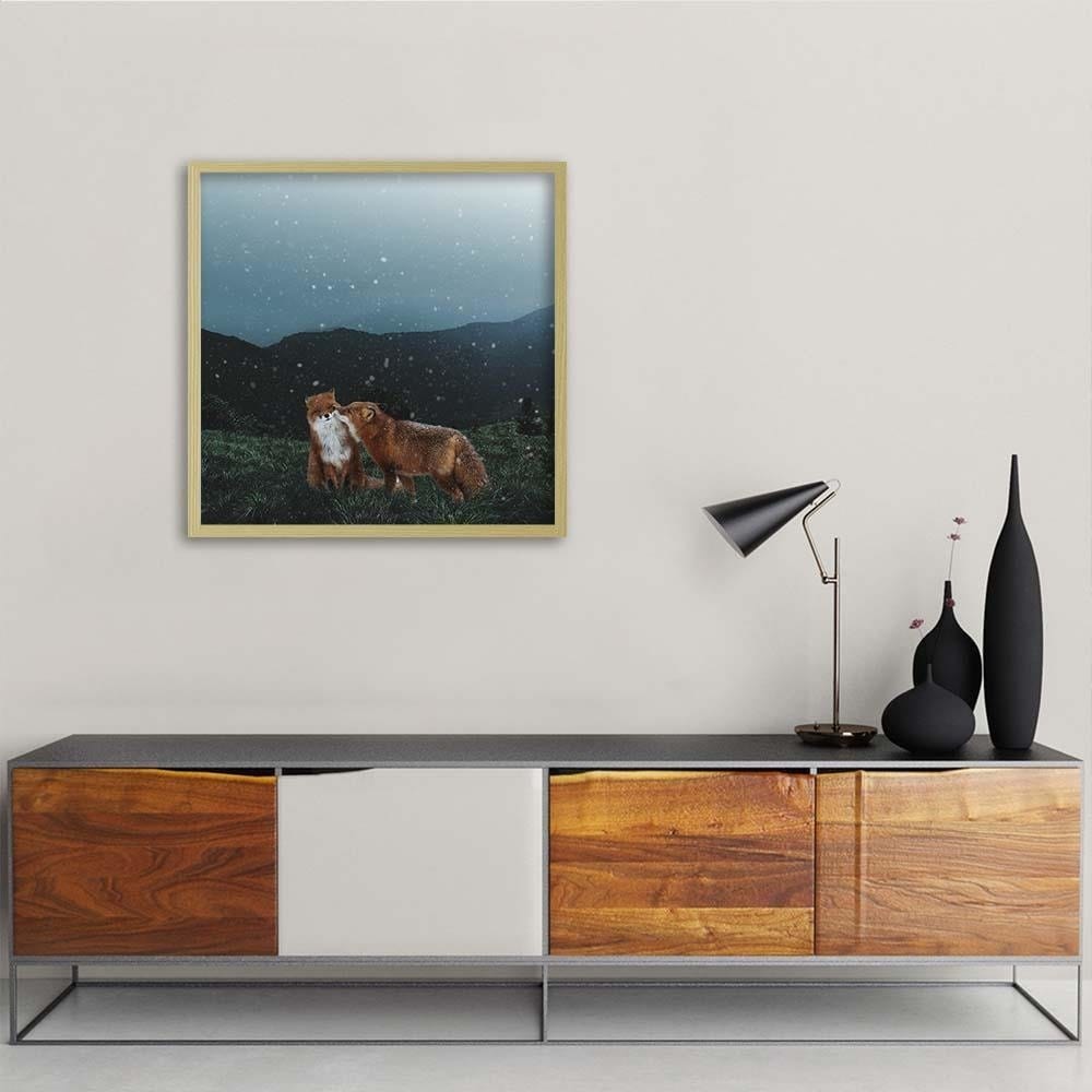 Glezna bēšā rāmī - Lisi Kiss Home Trends DECO