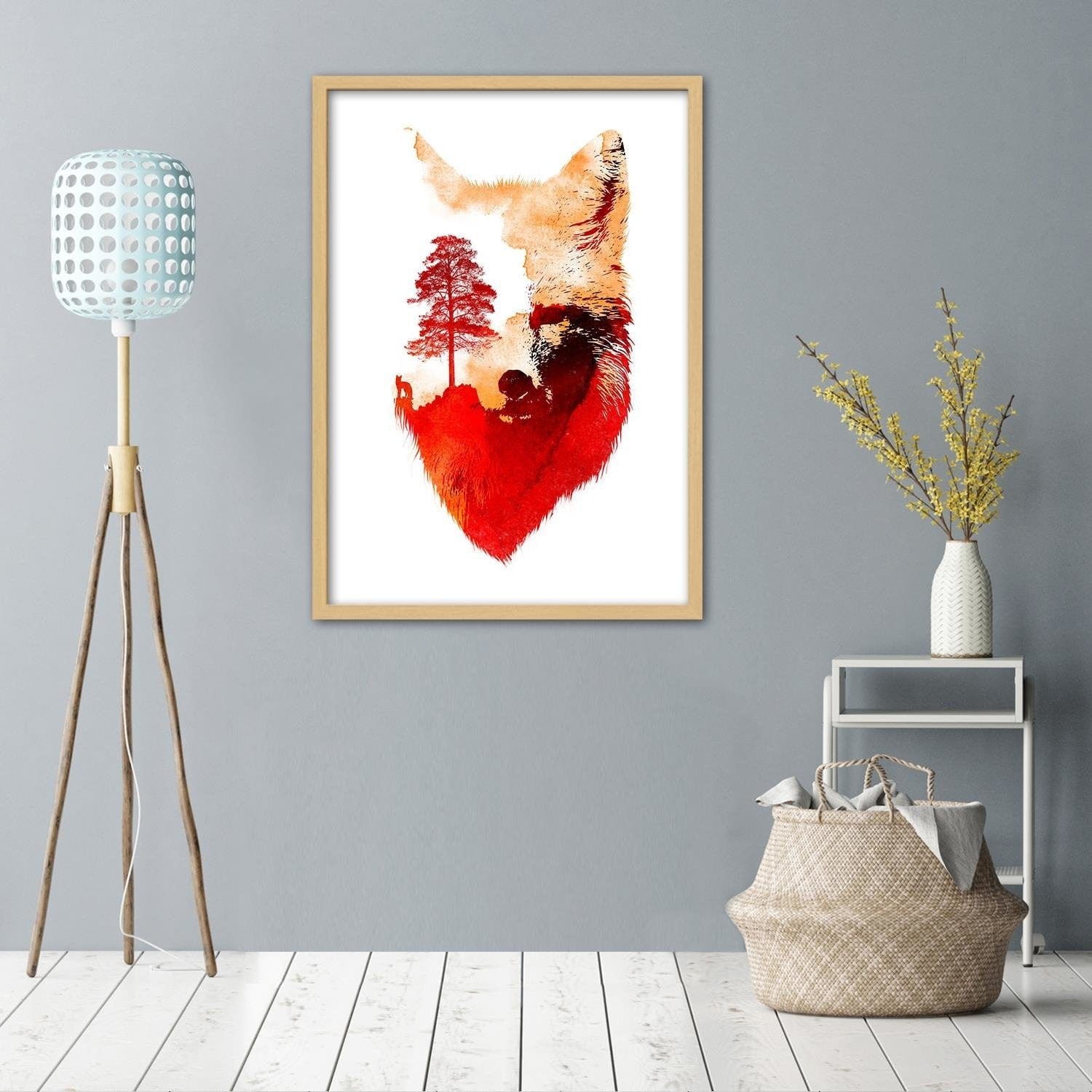 Glezna bēšā rāmī - Lone November Home Trends DECO