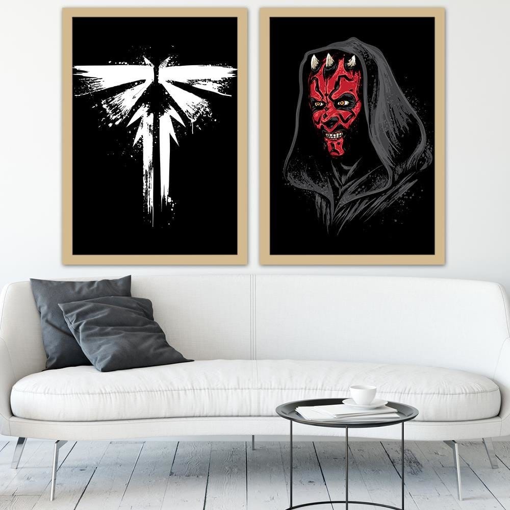 Glezna bēšā rāmī - Lord Assassin Red Home Trends DECO
