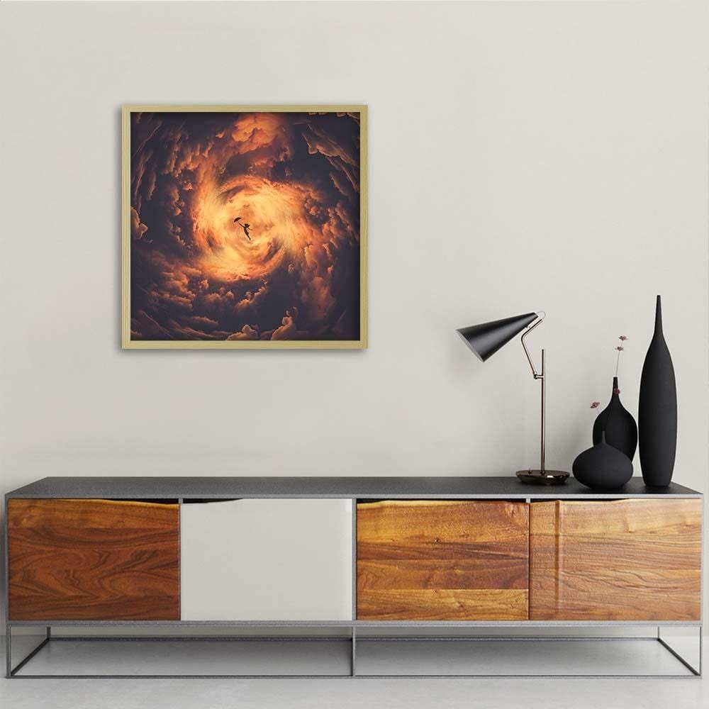 Glezna bēšā rāmī - Lot Mary Poppins Home Trends DECO