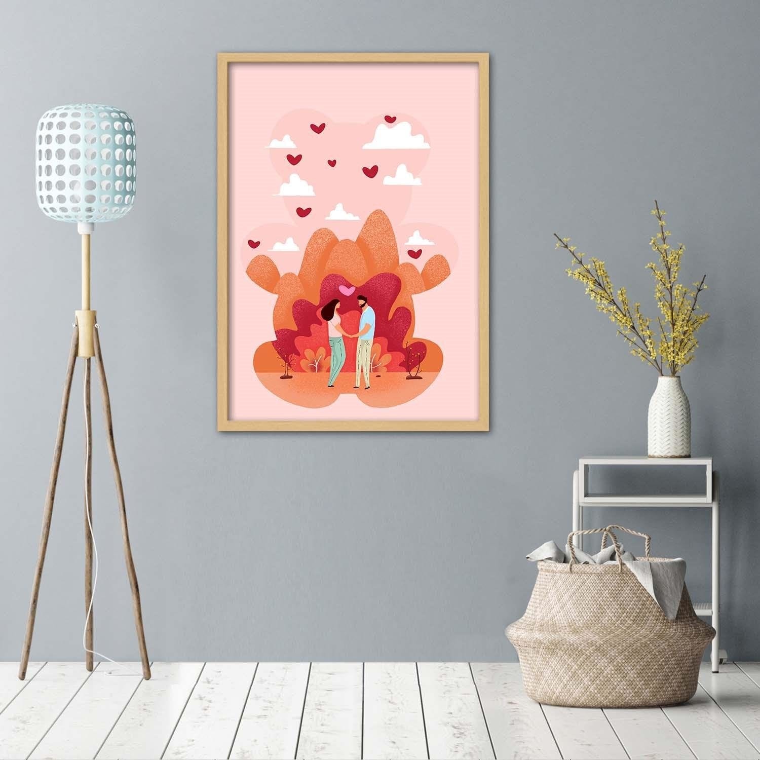 Glezna bēšā rāmī - Love Home Trends DECO