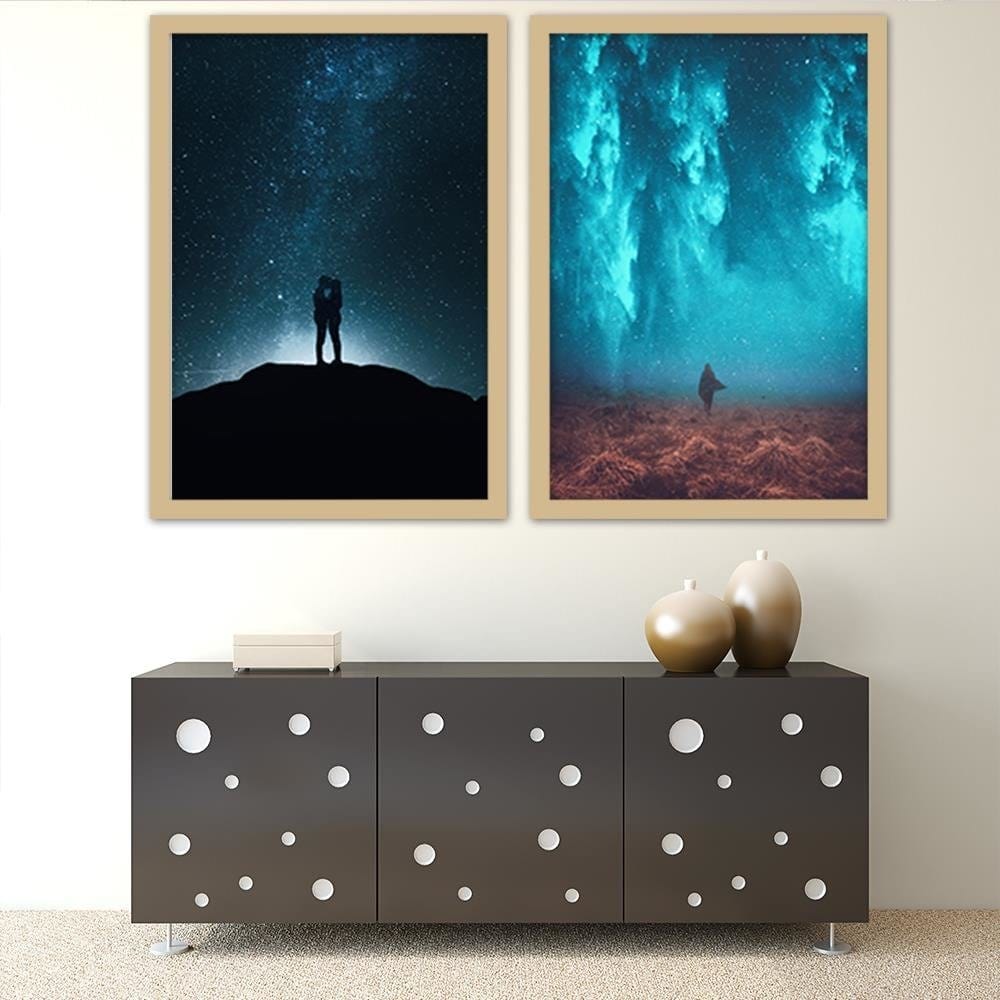 Glezna bēšā rāmī - Love In The Starlight Home Trends DECO