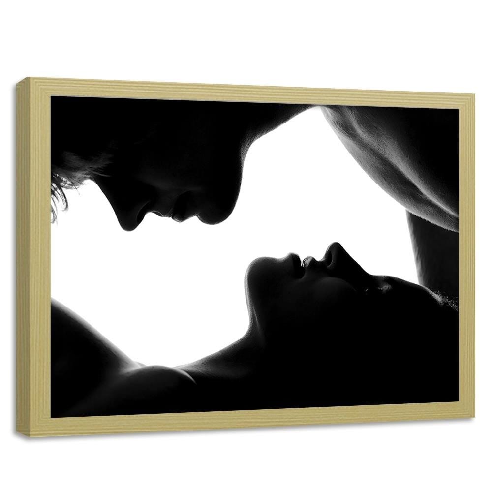 Glezna bēšā rāmī - Man And The Woman Home Trends DECO